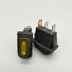 12V/220V LED Light KCD3 On Off Rectangle Long Rocker Switch Waterproof IP67 Cover Car Dash 3PIN/2Pin