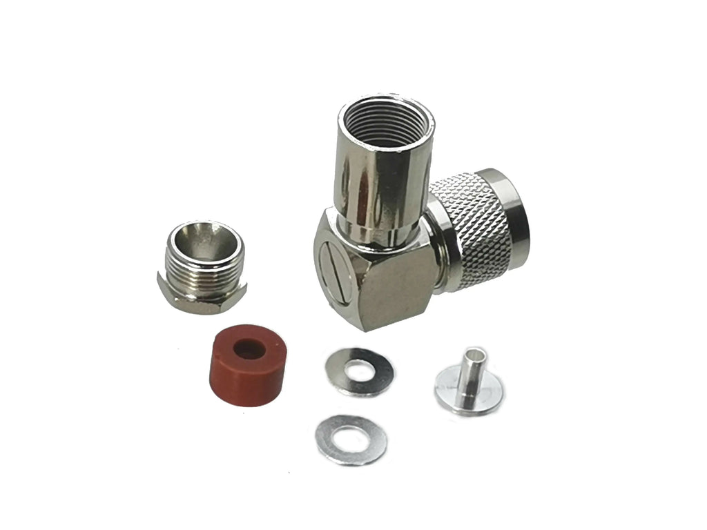 1Pcs Connector N Type Clamp For RG58 RG142 / RG8X LMR240 / RG5 RG6 / RG8 LMR400 RF Coaxial Male plug & Female jack
