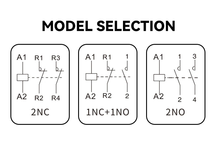 ETEK Household Modular  AC Contactor 220v Single Phase 2p 2no 2nc 1no 1nc 25A 20A 16A For Automation EKMF