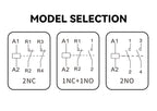 ETEK Household Modular  AC Contactor 220v Single Phase 2p 2no 2nc 1no 1nc 25A 20A 16A For Automation EKMF