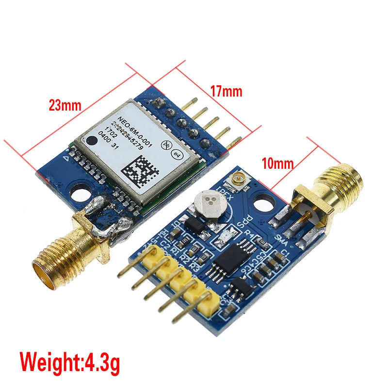 Neo-6m Neo-7m Double Sided Gps Mini Module Neo-m8n Satellite Positioning Microcontroller Scm Mcu Development Board For Arduino