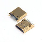 5/10Pcs 19Pin SMD HDMI Socket Vertical Right Angle HD Interface Surface Mount PCB Receptacle Connector for Repair