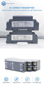 single phase AC current transducer / 0-5A / 4-20mA isolated modules / 0-10A voltage transducer