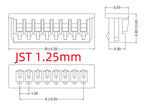 5sets JST 1.0mm 1.25mm 1.5mm 2.0mm 2.54mm Pitch Female Plug Connector Wire ZH PH XH 2 3 4 5 6 7 8 9 10P Way Male Straight Socket