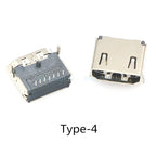 5/10Pcs 19Pin SMD HDMI Socket Vertical Right Angle HD Interface Surface Mount PCB Receptacle Connector for Repair