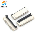 10PCS FFC/FPC Connector Flat Cable Socket 1.0MM Adapter 4/6/8/10P Down Flip Type Plug Kit