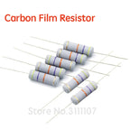 100PCS/LOT  1W 5% Carbon Film Resistor  0.1R - 750R  0.1 0.5 1 4.7 10 47 100 200 270 470 560 750 ohm Resistance Carbon Film