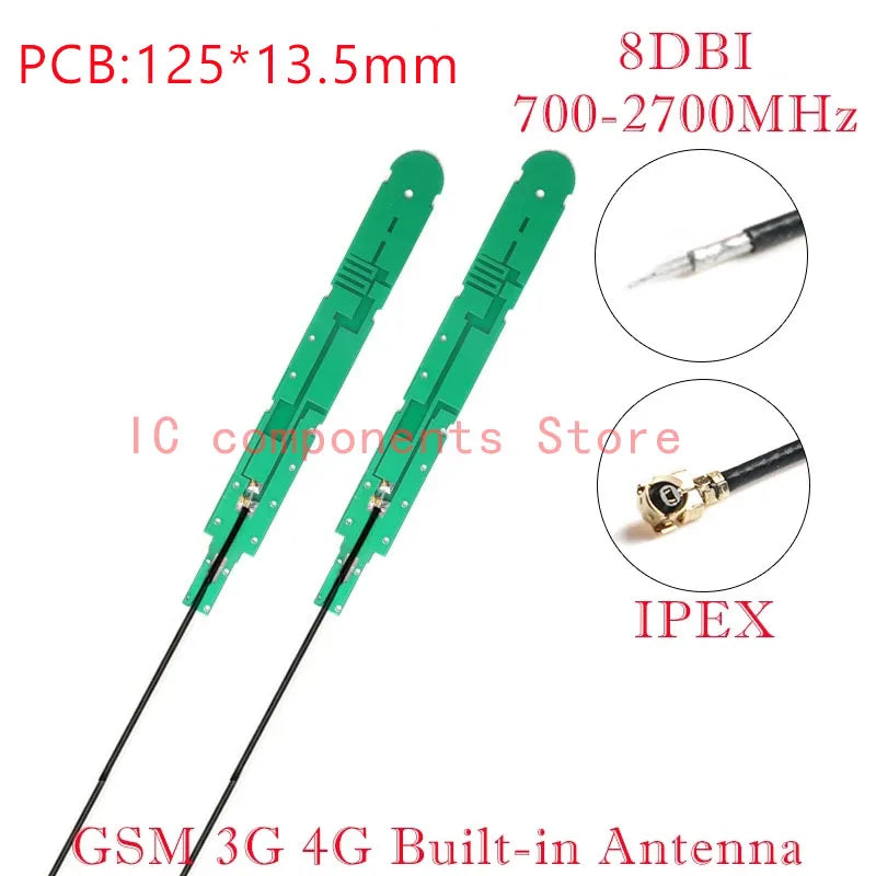 5PCS 2.4Ghz 4G 5G WIFI Internal Antenna FPC PCB 5dBi 8dBi IPX Connector Solder Omni Buletooth Antenna 3dBi IEEE b/g/n WLAN