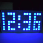Touch Key DIY Clock DS3231 Big Size LED Dot Matrix Alarm Clock Kit