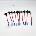 10pcs12V MINI SMALL MEDIUM Size Car Fuse Holder Add-a-circuit TAP Adapter Micro Mini Standard ATM Blade Fuse