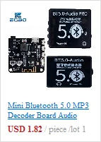 EGBO XY-WRBT Audio Receiver Board, Bluetooth 5.0, MP3 Lossless Decoder, Wireless Stereo Music Module