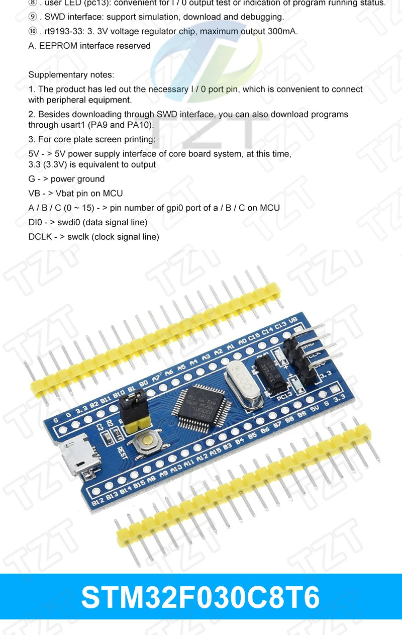 STM32F103C8T6 CH32F103C8T6 ARM STM32 Minimum System Development Board STM32F401 STM32F411 + ST-LINK V2 Download Programmer