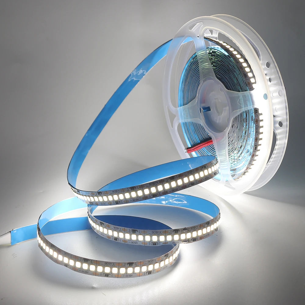 5M LED Strip Light DC 12V 24V 2835 Flexible Ribbon Diode Light 60/120/240/480 LED Stripe Warm Natural Cold White Luces Led Tape