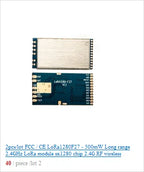 2pcs/lot FCC / CE Certified LoRa1280F27 - 500mW Long Range 2.4G LoRa Module SX1280 Chip 2.4GHz RF Wireless Transceiver