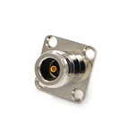 1Pcs N Type Female To SMA Male RF Connector Adapter Test Converter 4 Hole Flange Panel