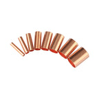 970pcs Copper Connecting Pipe Wire Joint Small Copper Tube Terminal Cable Lug Bootlace Ferrule Kit With Heat Shrink Tube Plier