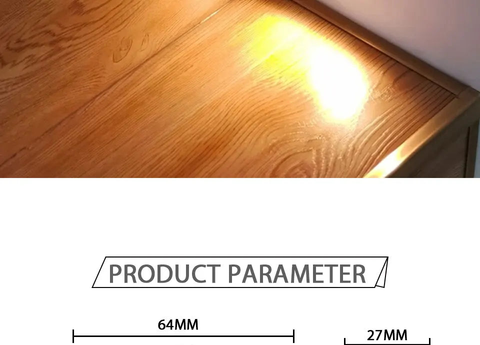 Auto ON/OFF LED Smart Night Lamp Under Cabinet Light PIR Motion Sensor Kitchen Bedroom Light for Night Cupboard Closet Stairs