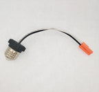 2pcs E26 Edison Screw ETL Approved LED Ceiling Recess Downlight Easy Install Lamp Base Socket With/Out 2p Orange Connector