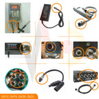 Aerial Circular Connector Aviation Plug GX16 With Shielded Cable Wire 2m GX-16 Female 2 3 4 5 6 7 8 Pins Customization Supported