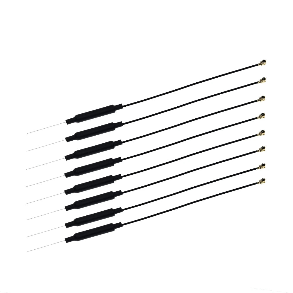 10/30Pcs 2.4GHz WIFI Antenna 3dbi Ufl IPX Connector Brass Inner Aerial 15cm Length 1.13 Cable HLK-RM04 ESP-07