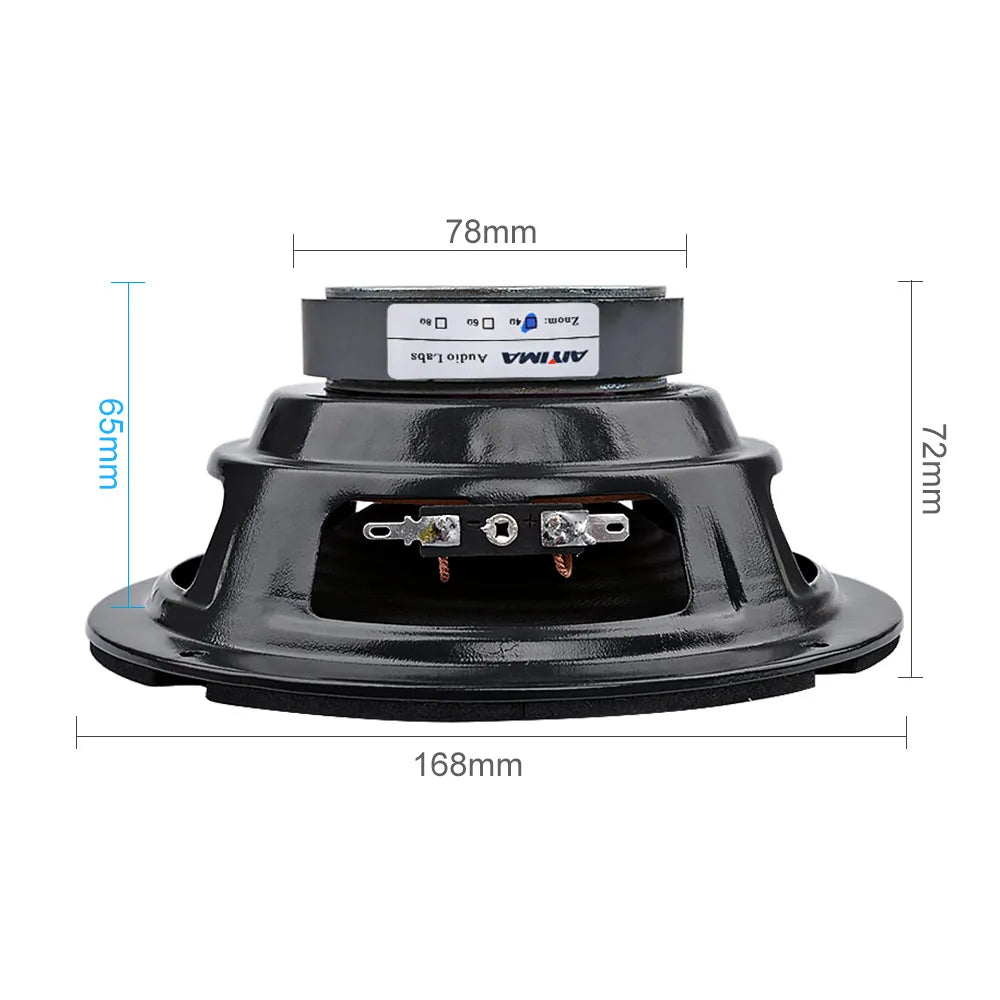 AIYIMA 1Pcs 150W 6.5 Inch Midrange Bass Audio Speaker 4 8 Ohm Midrange Speaker Amplifier Sound Woofer Loudspeaker Home Theater
