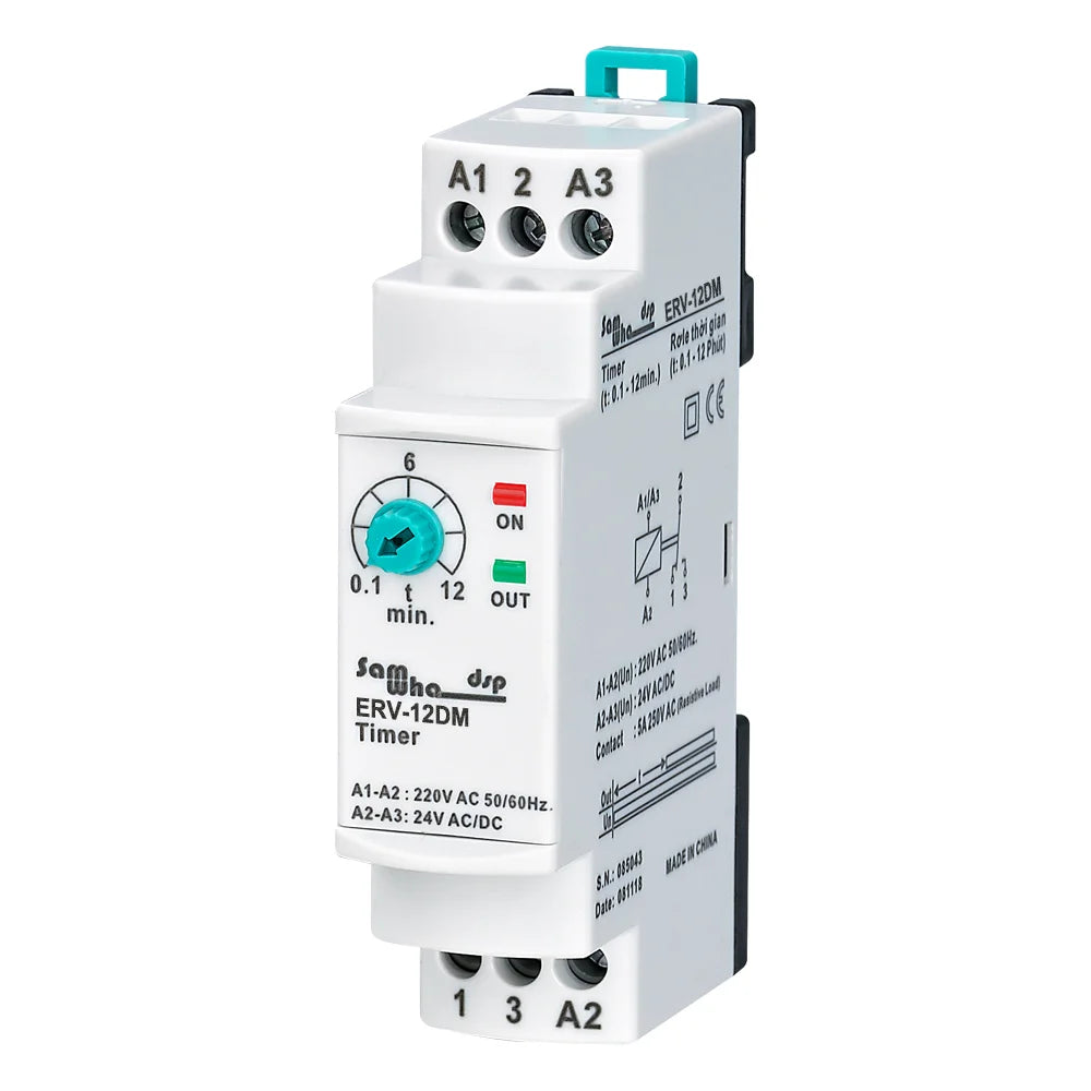 Samwha-Dsp ERV-XXM Off Delay Time Relay Electronic Adjustable