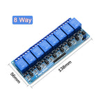 5V 12V 24V Relay Module With Optocoupler Relay Output 1 2 4 6 8 16Way Relay Module For Arduino PLC Automation Equipment Control