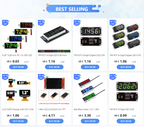 5PCS TM1637 4-Digit Digital LED 0.36" 0.36 Inch 7 Segments Display Tube Clock Module LED Board For Arduino With Pins Double dots
