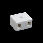 5PCS /Lot 2 Postion 5 Hole Ceramic Wiring Terminal Block High Frequency Porcelain Dual Row Wire Connector