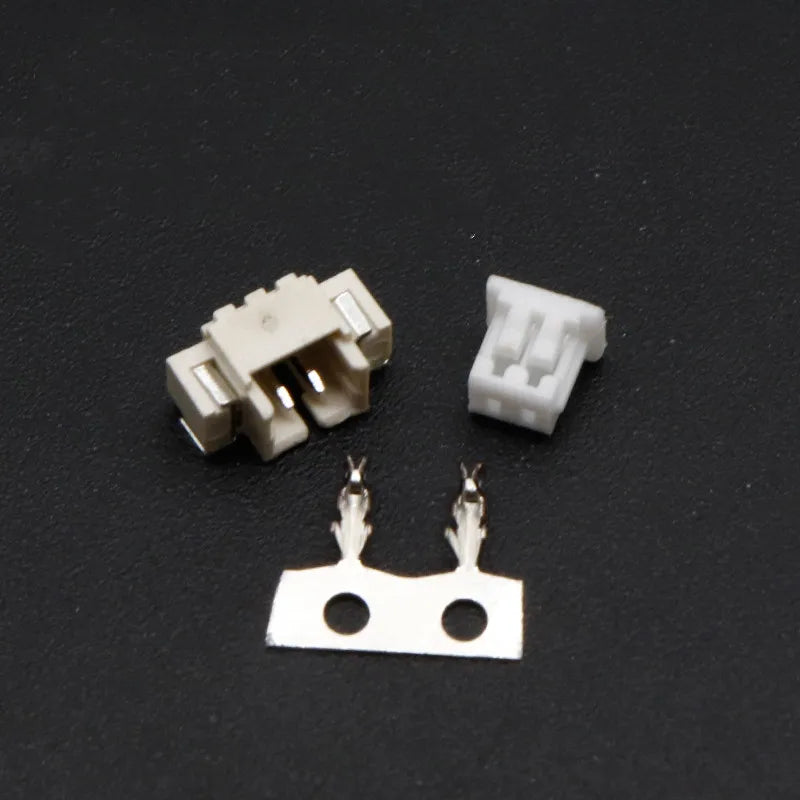 10 Sets JST 1.25mm Connector Kit, SMD Pin Headers & Housings with Terminals (2-10 Pins, Vertical/Horizontal)