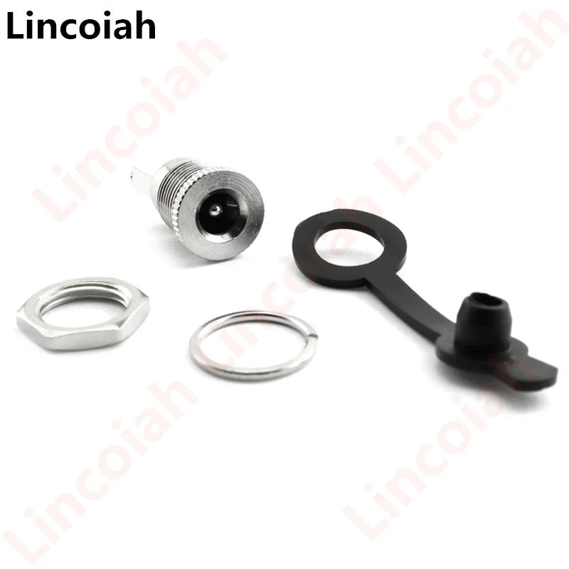 5Pcs/Set DC099 5.5 mm x 2.1mm DC Power Jack Socket Female Panel Mount Connector metal 5.5*2.1