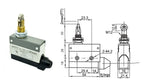 10A 250VAC AZ-7312 AZ-7311 AZ-7121 AZ-7310 TZ-7141 Waterproof Micro Switch Travel Limit Switch Straight 90degree Roller Lever