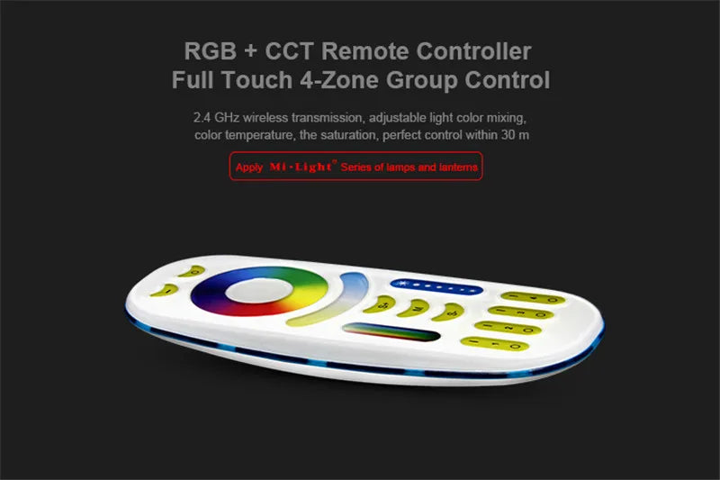Miboxer Tuya APP Smart Controller WiFi+2.4G FUT035W+ 2in1 FUT037W+ 3in1 DC12-24V Single Color Dual White RGB RGBCCT LED Strip