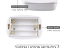 Auto ON/OFF LED Smart Night Lamp Under Cabinet Light PIR Motion Sensor Kitchen Bedroom Light for Night Cupboard Closet Stairs