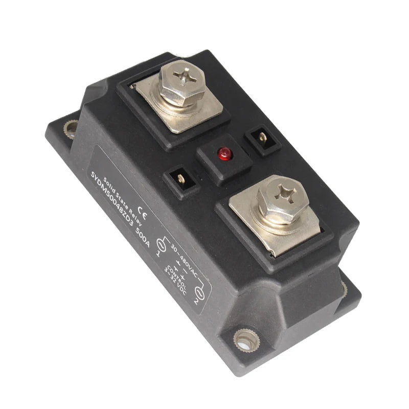 Industrial Relay Switch Module 400A 500A DC/AC AC/AC 480V SSR Dielectric Strength 4000V Single Phase Solid State Relay