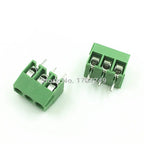 10pcs/lot KF350-3.5 2P-6Pin Terminal 300V 10A KF350 3.5mm 2Pin-6Pin Straight Pin PCB Screw Terminal Block Connector 24-18AWG