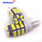 100pcs Car T10 42 Smd Leds Car Led Light Bulbs W5w 1206 3020 42smd 42led  White Color Side Interior Width Bulb Car Accessories