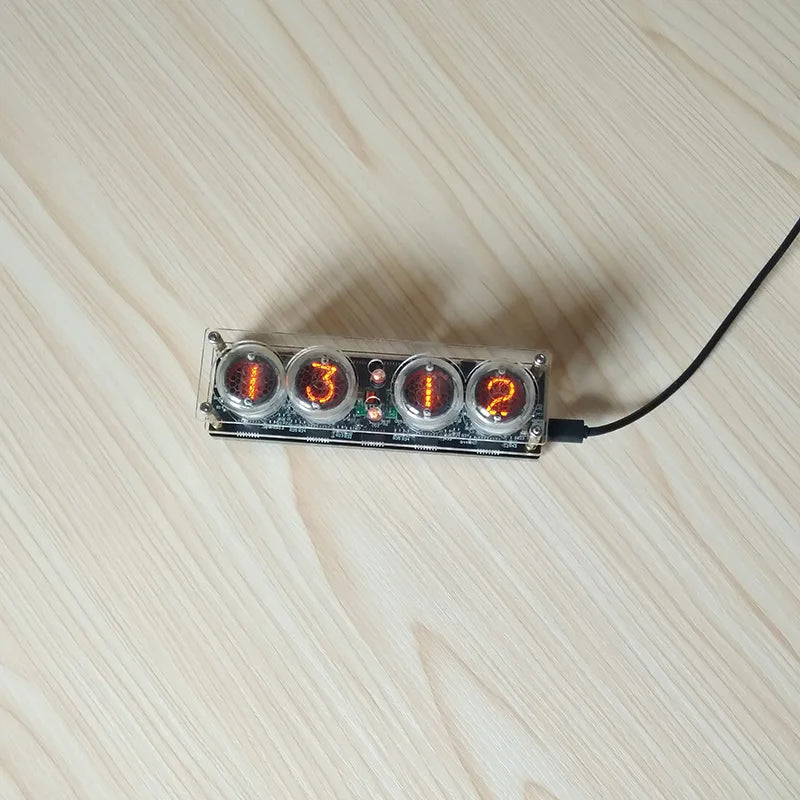 Glow Tube Clock 4-bit Integrated + Remote control RGB LED DS3231 TIME Nixie Clock QS30-1 SZ1-1 SZ3-1 SZ-8 ZM1020 Z560M