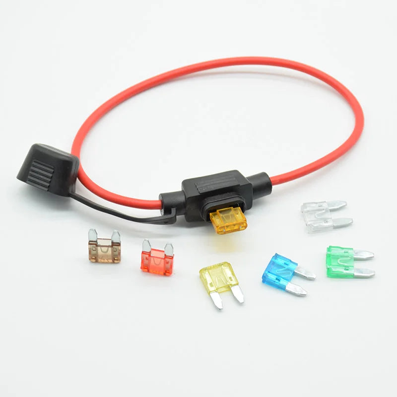 1PC  5/7.5/10/15/20/25/30A Fuse auto Car Replacement Mini Waterproof Power Socket Small Blade Type inline InLine Fuse Holders
