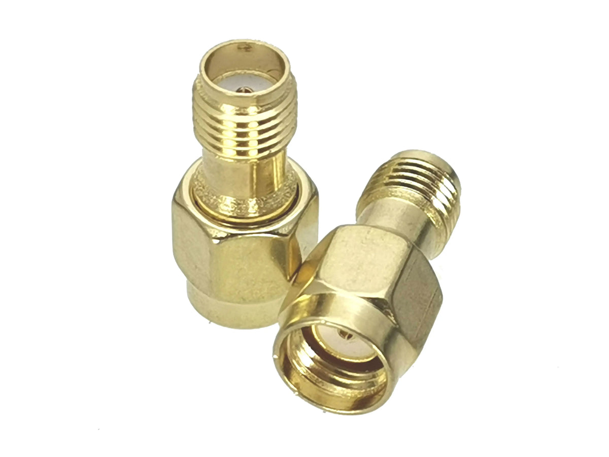 1Pcs RP-SMA RPSMA to SMA / RP-SMA Male plug & Female jack RF Coaxial Adapter connector Test Converter