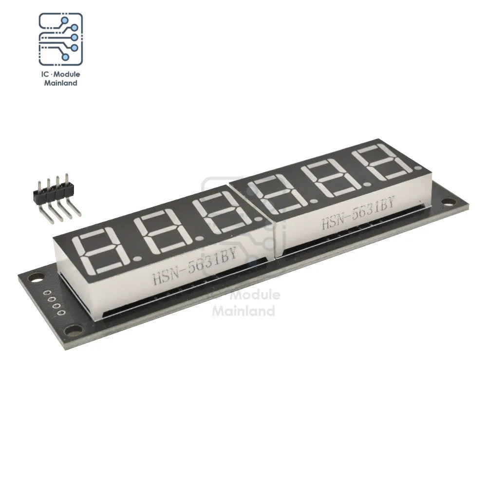 4/6-Digit 0.56 Inch 7 Segments Digital Tube Clock Module Double Dots LED Display TM1637 Blue Yellow White Green Red For Arduino