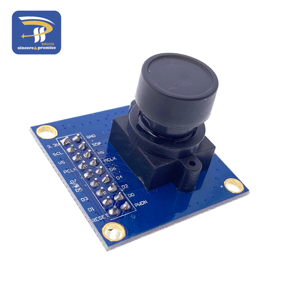 OV7670 Camera Module Supports VGA CIF Auto Exposure Control Display Active I2C Interface Size 640X480 For Arduino DIY Kit