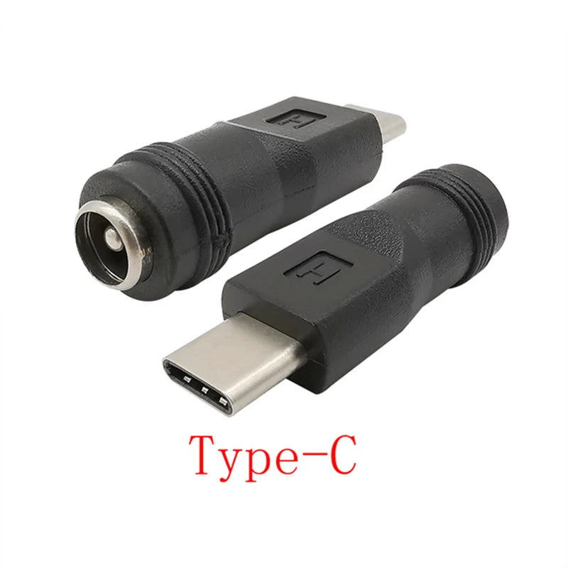 5Pcs DC Connectors 5.5x2.1mm Female to 5.5x2.5 5.5x1.7 6.0x4.4 6.3x3.0 4.8x1.7 4.0x1.7 3.5x1.35mm Male Laptop Power Plug Adapter