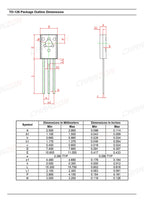 10pcs BD139 TO-126 NPN High Power Voltage Transistor Bipolar Junction BJT Powerful Triode Tube Fets 1.5A 80V Integrated Circuits