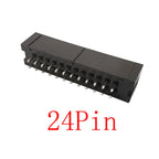 10Pcs IDC Box Header 6/8/10/12/14/16/18/20/24/26/30/34/40/50Pin Connector IDC Sockets 2.54mm Pitch Dual Row Straight DC3 Sockets
