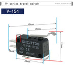 1PCS Micro Limit Switch CHZJTTDQ V-15.V-151.V-152.V-153.V-154.V-155.V-156.-1C 25 Travel Switch Limit Switch Silver Contact