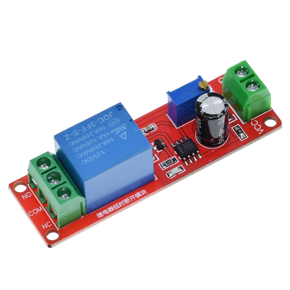 NE555 Timer Switch Adjustable Module Time delay relay Module DC 5V / 12V Delay Connect / Disconnect   relay shield for arduino