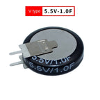 2PCS/Lot Super Capacitor 5.5V 0.1F 0.22F 0.33F 0.47F 0.68F 1F 1.5F 4.0F Button Type Farrah Supercapacitor VHC Type