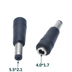 1pcs 5.5x2.1 mm Male Jack to 3.5*1.35 4.0*1.35 4.0*1.7 Female Plug DC 5.5*2.1mm Female to Male Power Connector Adapter Laptop