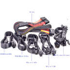 For EVGA SuperNOVA G2 G3 G5 GP GM P2 PQ T2 24 Pin 4+4pin 8Pin EPS 12V CPU SATA Molex Cable 6+2pin PCIe VGA Cables